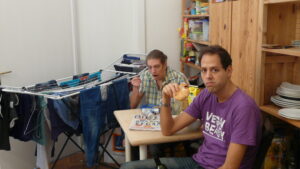 Die tatsächliche Küche in der WG von Zwa Voitrottln (2012)